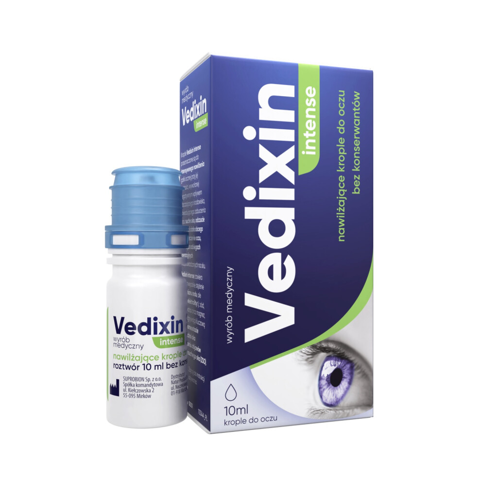 Zdrovit Vedixin Intense Nawilżenie I Ochrona Oczu 10Ml Eye Drops