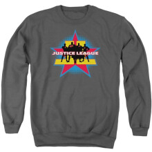 Trevco Sportswear JLA110-AS-2 JLA Stand Tall Adult Crewneck Sweatshirt, Charcoal - Medium