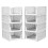 Living And Home 8 Pack Folding Wardrobe Storage Box Drawer Organizer 7