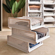 8 Pack Folding Wardrobe Storage Box Drawer Organizer