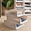 Living And Home 8 Pack Folding Wardrobe Storage Box Drawer Organizer 1