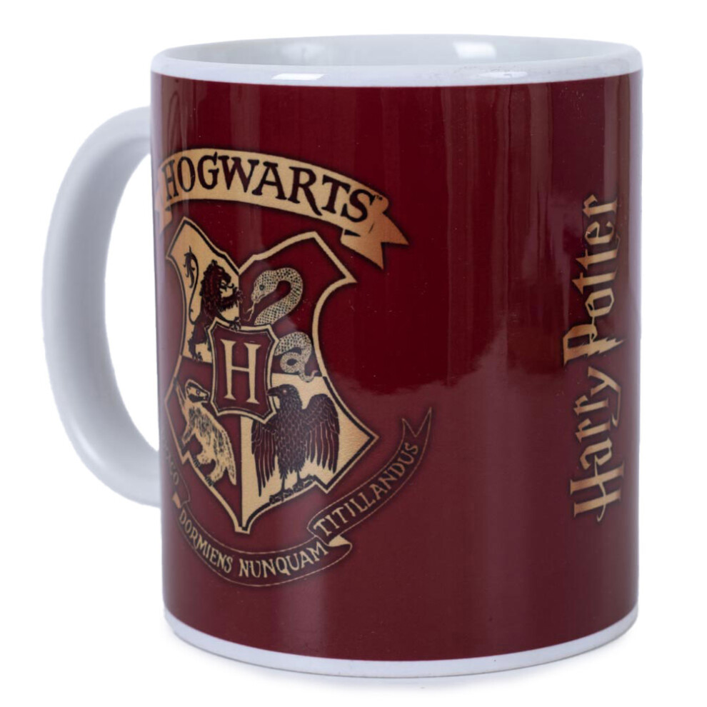 Harry Potter Red Hogwarts Mug Official Licensed Product