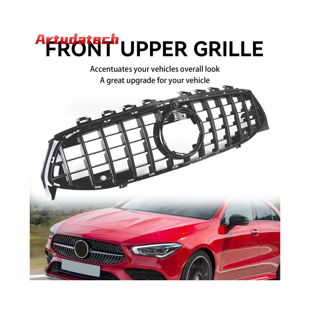 Artudatech Front Bumper Grille Grill Fit Mercedes Cla Class W118 C118 2020-2024 Gtr Black 9160443693632