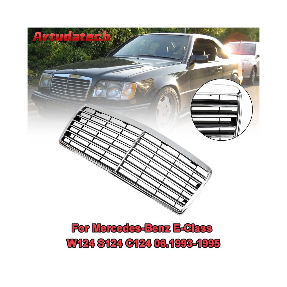 Artudatech Front Bumper Grille Grill Fit Mercedes-Benz E-Class W124 S124 C124 1993 1994 1995 9160443694530