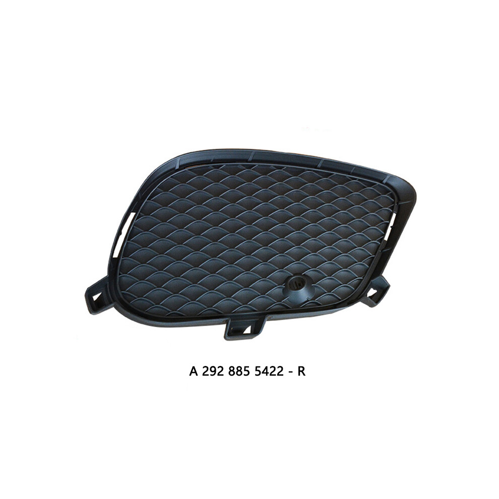 (2928855422 R) For Mercedes Benz Gle C292 W166 W292 Front Lower Grill Bumper Radiator Grille Fog Lamp Cover 9160443693915