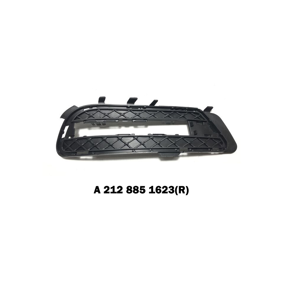 (A2128851623) Fog Lamp Frame Chrome Front Lower Grill For Mercedes Benz E Class W212 9160443692376