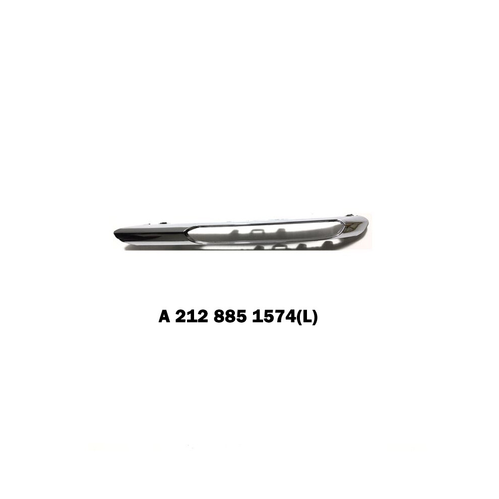 (A2128851574) Fog Lamp Frame Chrome Front Lower Grill For Mercedes Benz E Class W212 9160443692390