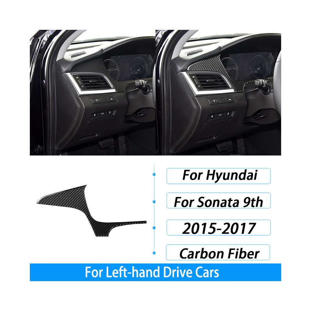 (22) For Hyundai Sonata 9th 2015-2017 Carbon Fiber Gear Shift Window Lift CD Storage Box Panel Suit Car Interior Decoration-image-OPC-PGD6VQJ-NEW