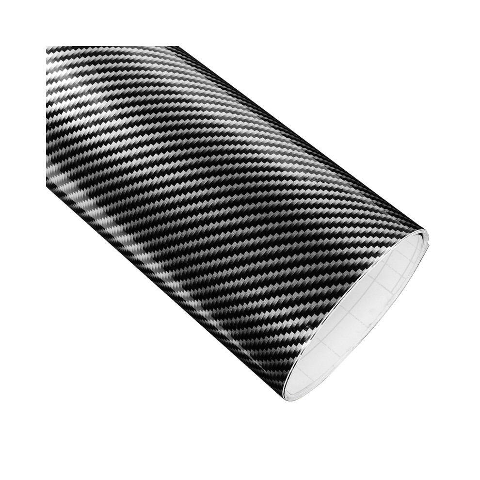 (2D Carbon 152X10 Cm) Carbon Fiber Vinyl Wrap Film Car Wrapping Foil Console Computer Laptop Skin Phone Cover Motorcycle Accsesories Black 9160443699795