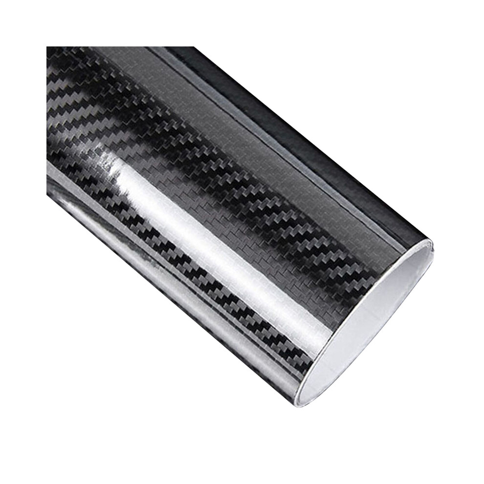 (6D Carbon 152X30 Cm) Carbon Fiber Vinyl Wrap Film Car Wrapping Foil Console Computer Laptop Skin Phone Cover Motorcycle Accsesories Black 9160443705342