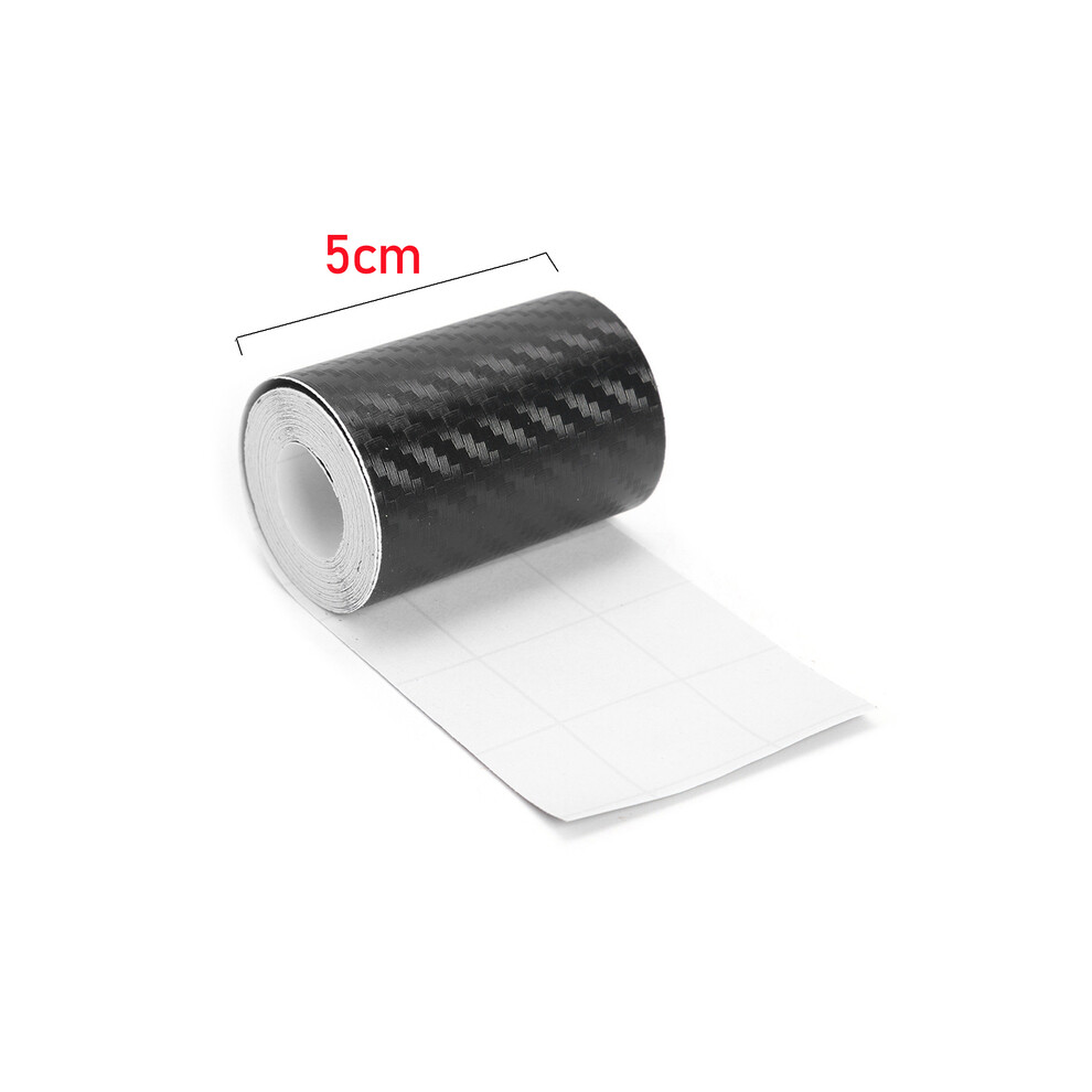 (Width 5Cm, Length 10M) 3D Carbon Carbon Fiber Car Sticker Diy Paste Strip Rolls Different Sizes Auto Anti Scratch Protector Tape Waterproof 9160443706769