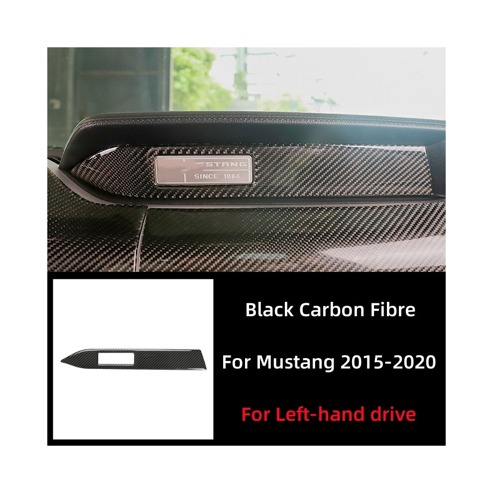 (Black(Lhd)) For Ford Mustang 2015-2021 Car Accessories Carbon Fiber Interior Car Dashboard Decoration Strip Sticker Car Styling Black 9160443708404