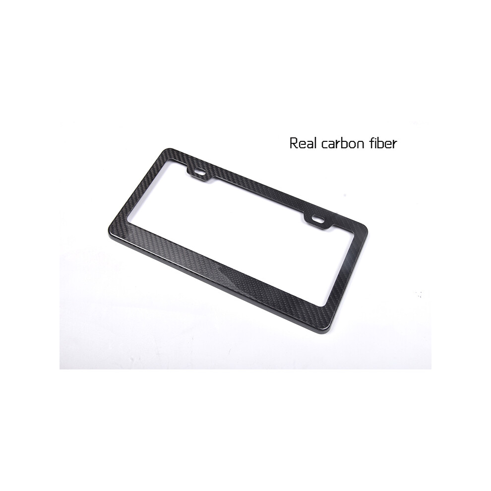 (Carbon Fiber 1) Real Carbon Fiber License Plate Protection Framework Is Suitable For American And Canadian Number Plate Decoration. 9160443721496