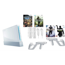 (Call of Duty Bundle) CHOOSE BUNDLE Nintendo Wii Gun Zapper Resident Evil Call of Duty Ghost Squad Crossbow Big Game Chicken Shot 007 - Refurbished