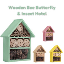 (Mint) Insect House Wooden Bee Beetle & Garden Ladybug Hanging Hotel Nest Shelter Box