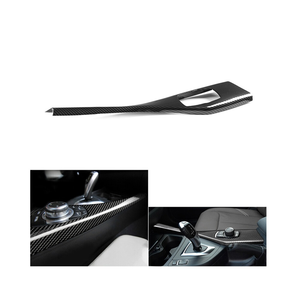 For-Bmw 1 Series F20 F21 2012-2018 2 Series F22 F23 Carbon Fiber Central Control Multimedia Button Panel Frame Cover 9160443716928