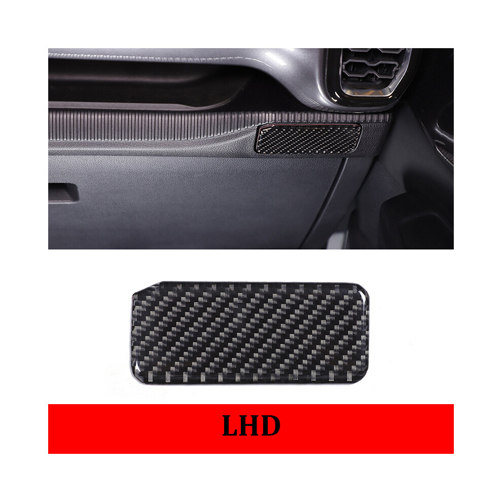 (Lhd) Soft Carbon Fiber Car Passenger Cup Holder Trim Sticker For Ford Ranger Raptor 2023-2024 Car Interior Accessories 9160443718076