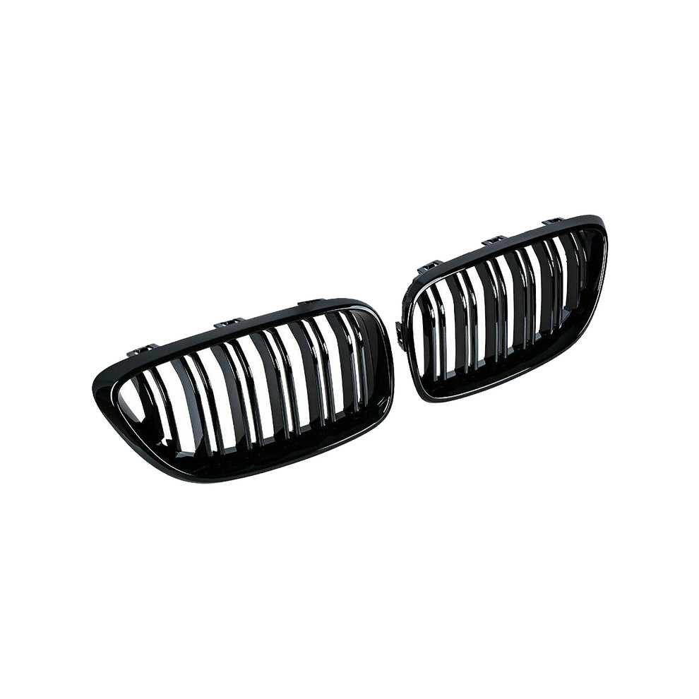 Grille Pare-Chocs Avant Rein Grille Double Ligne Grille Sport Pour-Bmw M2 F87 F22 F23 2014-2018 220I 230I 235I Noir 9160443690051