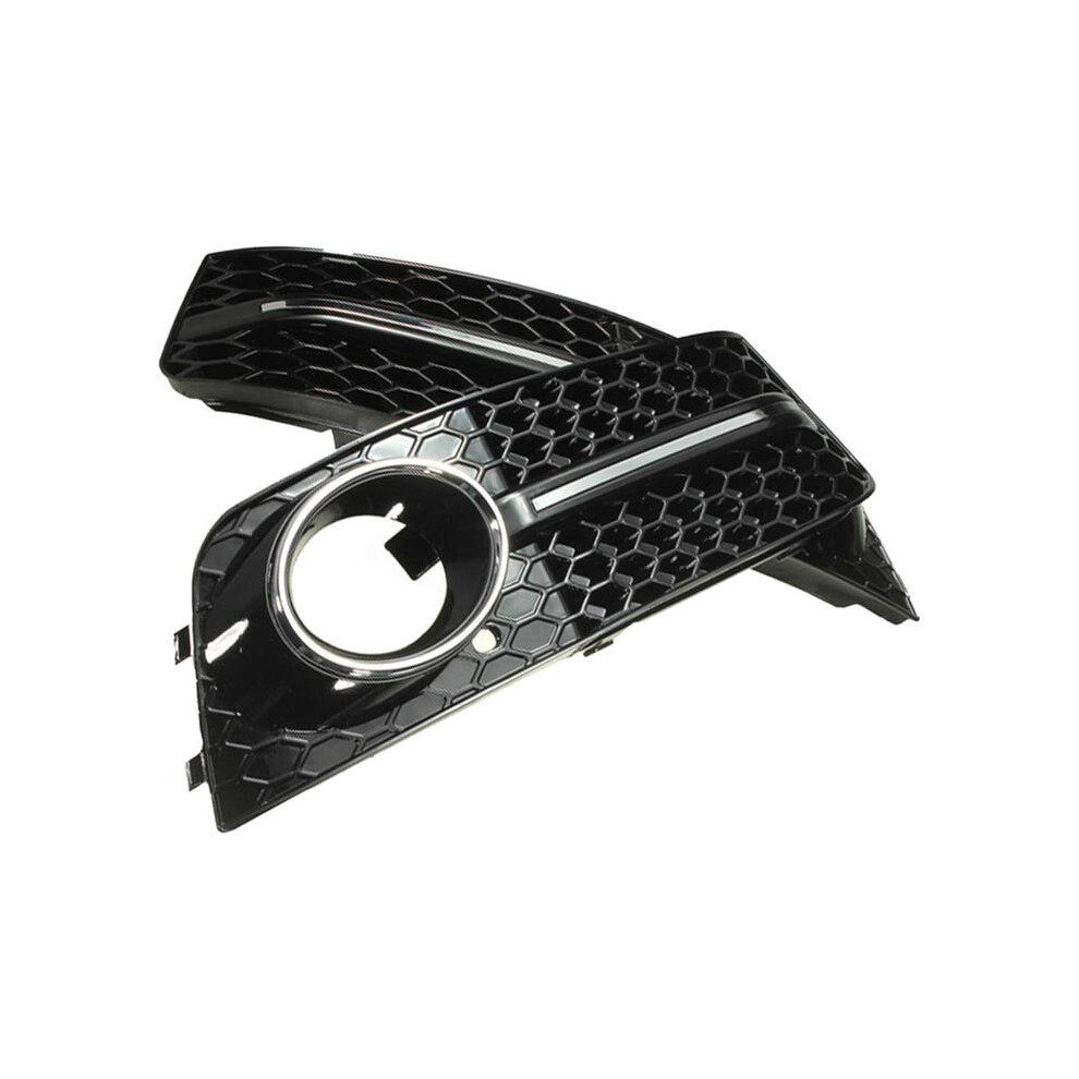 2X Lower Bumper Fog Grill Grille 8K0807681 For A4 B8 Replace Light 9160443690495