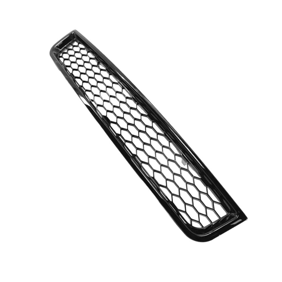 (Black) Front Lower Bumper Center Grille Mesh Center Grill Replacement For Audi A4 B6 Sedan 2002 2003 2004 2005 Black 9160443691676