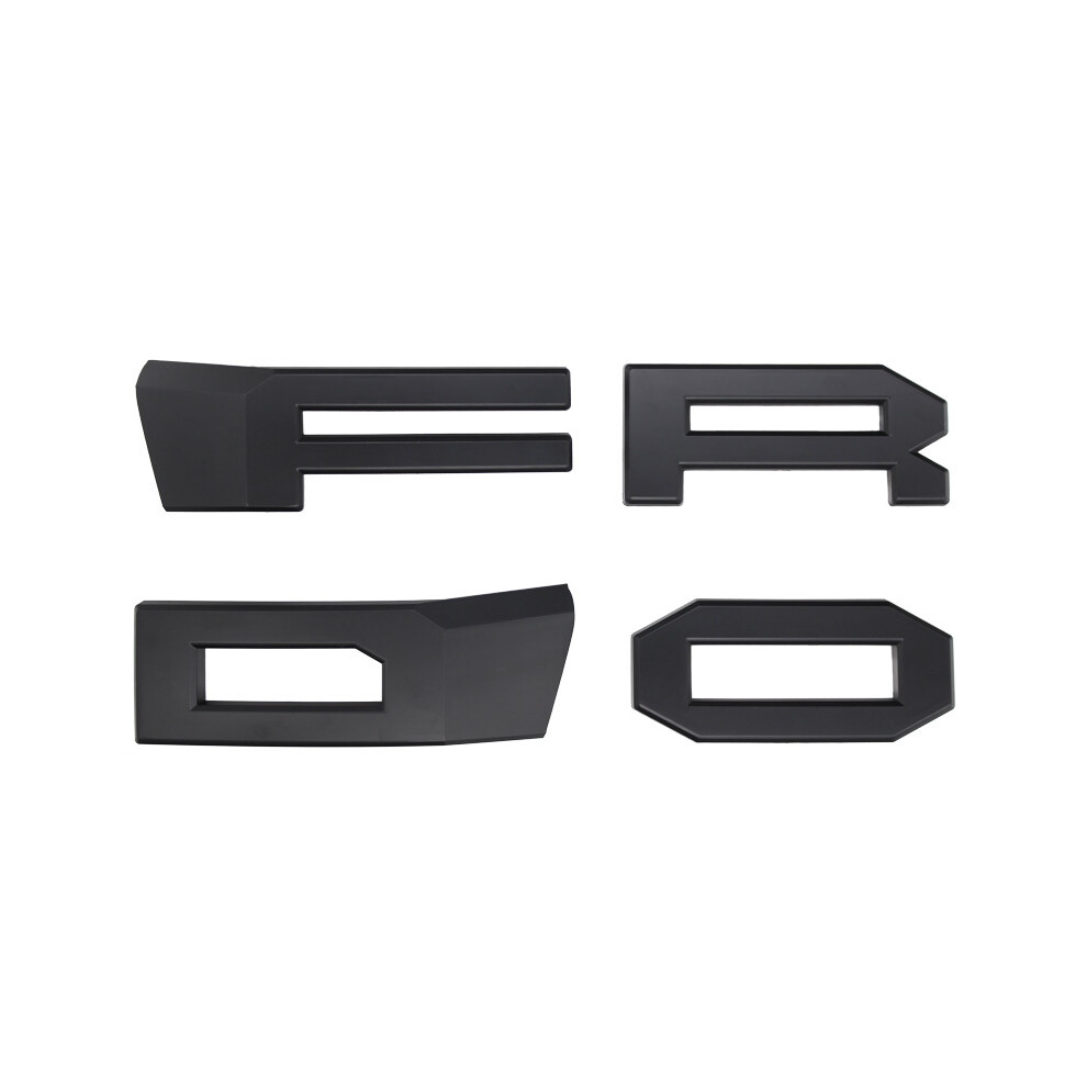 (Black) Raptor Grille Letters Modified Grill Letters Fit For Ranger 2019-2021 T8 Px Mkiii Mk3 Xl Xl+ Xls Xlt Limited Pickup Black 9160443691478