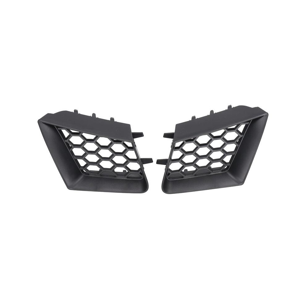 2Pcs Front Bumper Upper Grill Left Right Matte For Seat Ibiza Cordoba 6L 2002-2009 Black 9160443688720