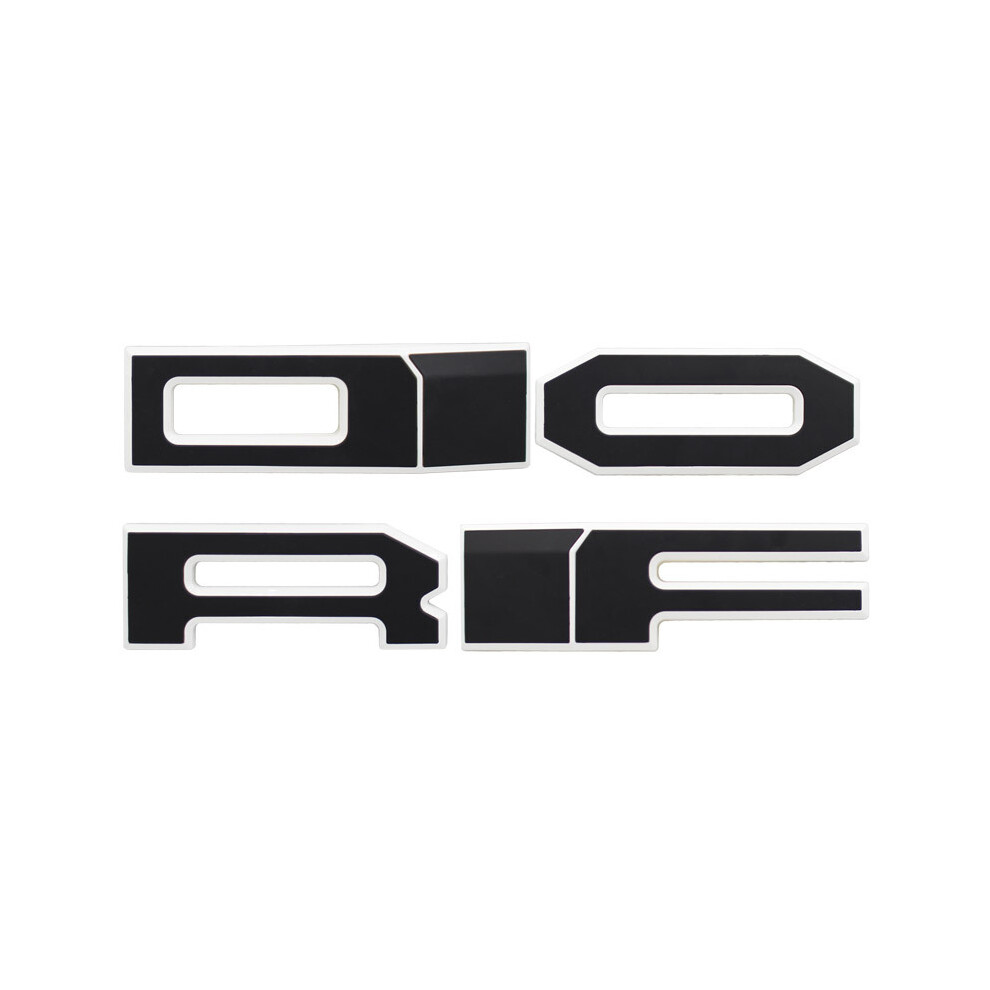 ( Letters) 4 Letter For Modified Mesh Grill Grille Of Ranger 2015-2018 T7 Px2 Mk2 Xl Xl+ Xls Xlt Limited Wildtrak White/Black 9160443690068