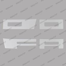 (White) 4 Letters Black White Red for Modified Aftermarket Raptor Grill Grille Fit For RANGER 2012 2013 2014 T6 PX1 DIY Upgrade