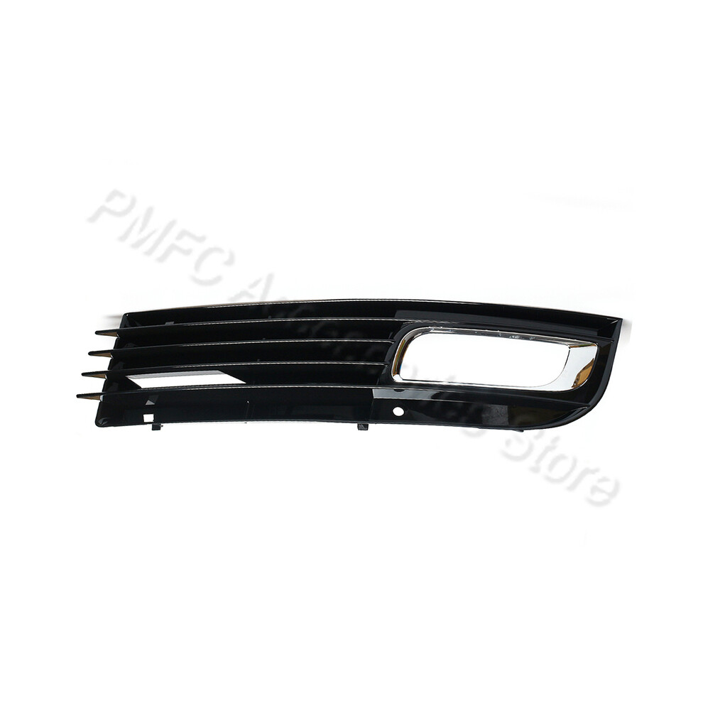 (Grille-1Left) Pmfc Fog Grille Front Bumper Fog Frame Grille Lower Grille For Audi A8 D3 2008 2009 2010 4E0807681an 4E0807682an Light 9160443689642
