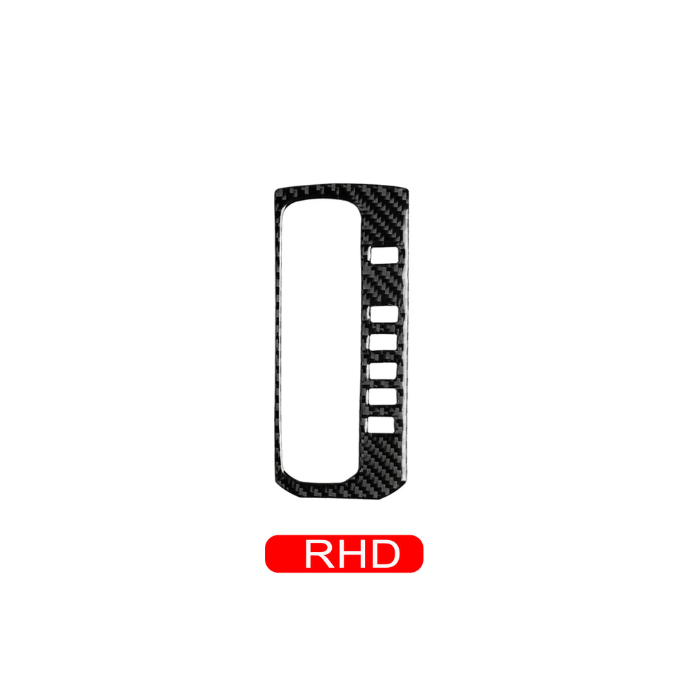 (Rhd) Real Carbon Fiber Sticker For Honda Civic 10Th 2016 2017 2018 2019 2020 2021 Car Gear Shift Box Panel Cover Rhd Lhd 9160443697043