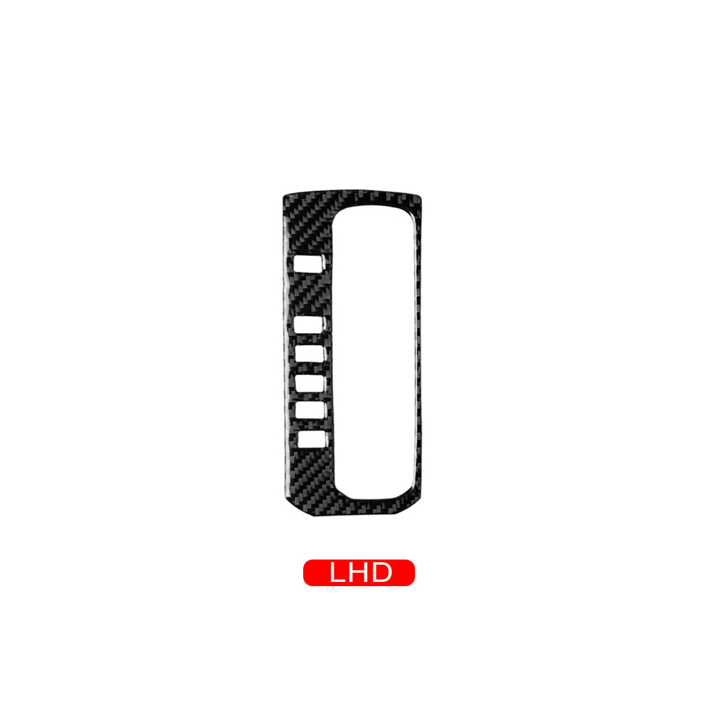 (Lhd) Real Carbon Fiber Sticker For Honda Civic 10Th 2016 2017 2018 2019 2020 2021 Car Gear Shift Box Panel Cover Rhd Lhd 9160443697036