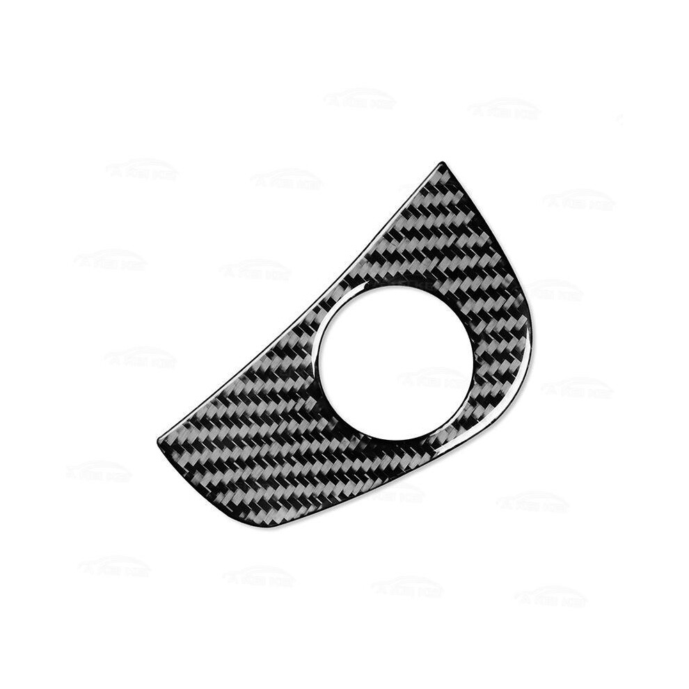 (Black) Carbon Fiber Start Switch Trim For Subaru Forester Xv Crosstrek Wrx Sti 2015-2019 Black 9160443706189
