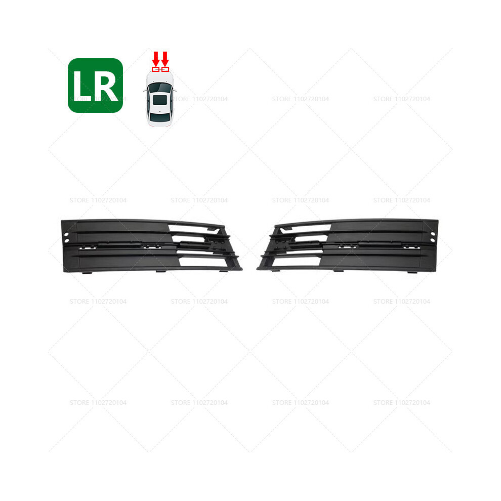(Lr 51117295267 268) For 2013-2015 F01 Bmw 740 750 760 Alpina Hybrid Front Bumper Lower Grille Trim 9160443689543