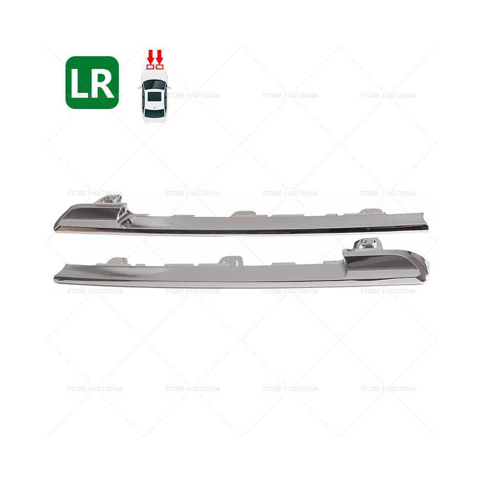 (Lr 51137295355 356) For 2013-2015 F01 Bmw 740 750 760 Alpina Hybrid Front Bumper Lower Grille Trim 9160443688874