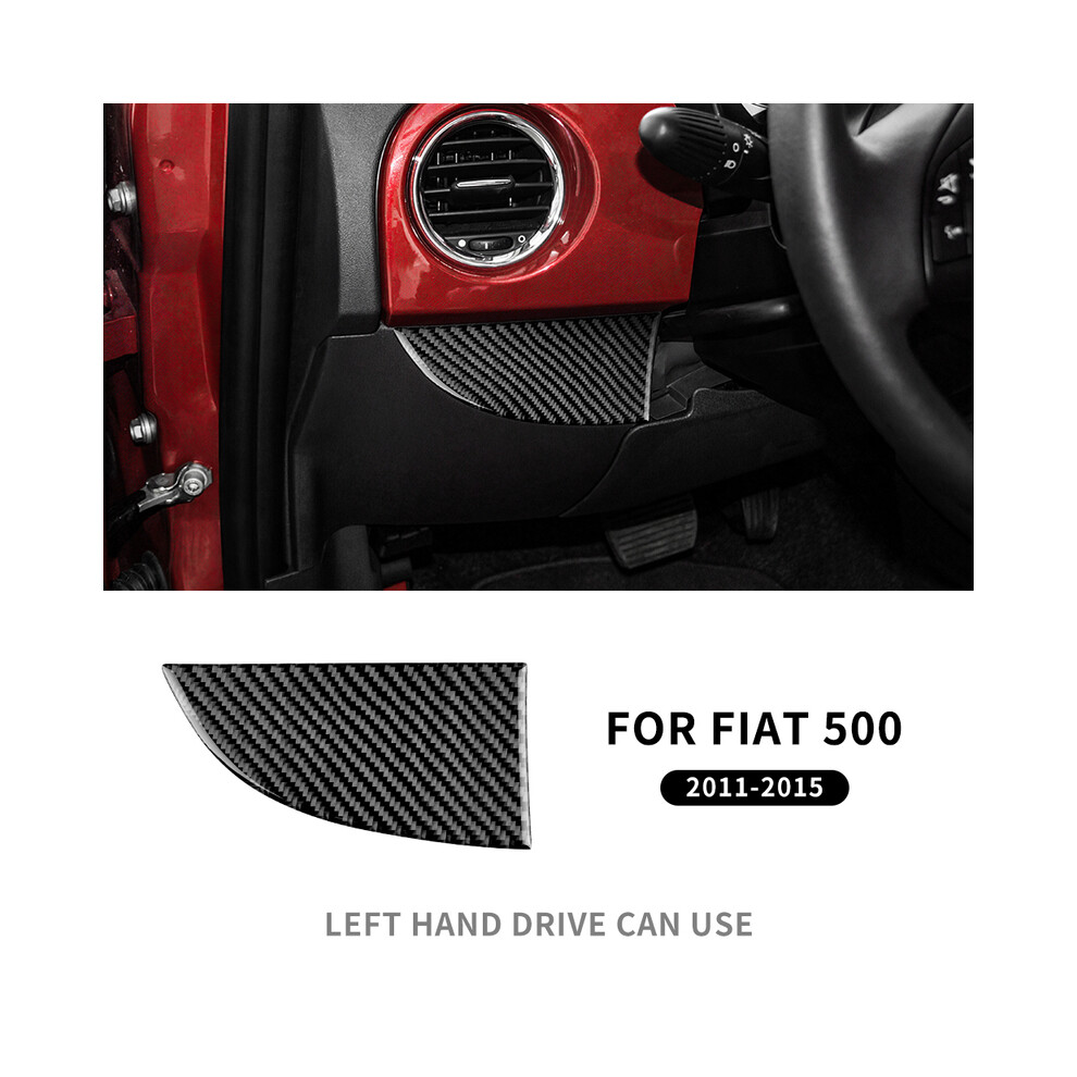 (Main Driver Lhd Bk) Real Soft Carbon Fiber For Fiat 500 Abarth 595 2016-2018 2019 2020 2021 2022 2023 Abarth 695 2017-2023 Car Main Driver 9160443706684