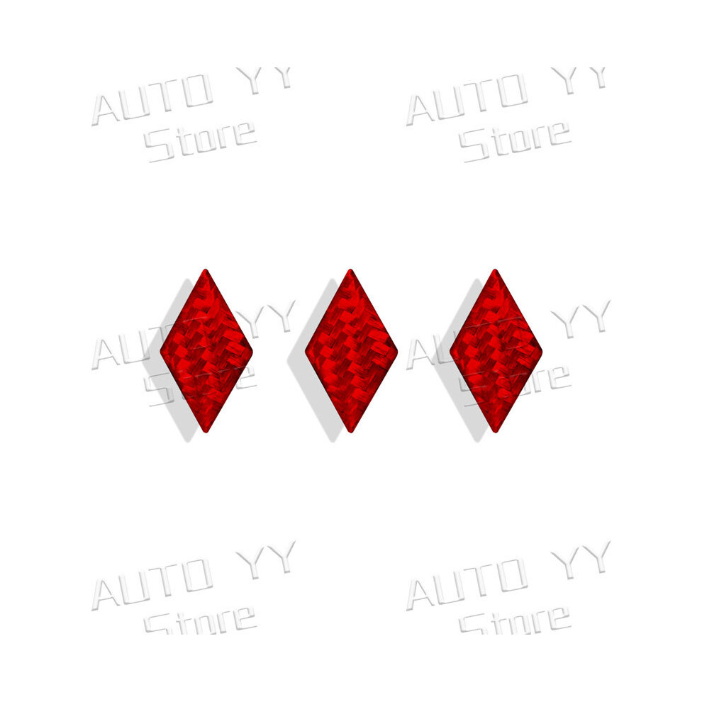 (3) Auto Interior Carbon Fiber Car Steering Wheel Emblem Logo Cover Sticker For Mitsubishi Outlander Asx Ralliart Lancer 9160443697173