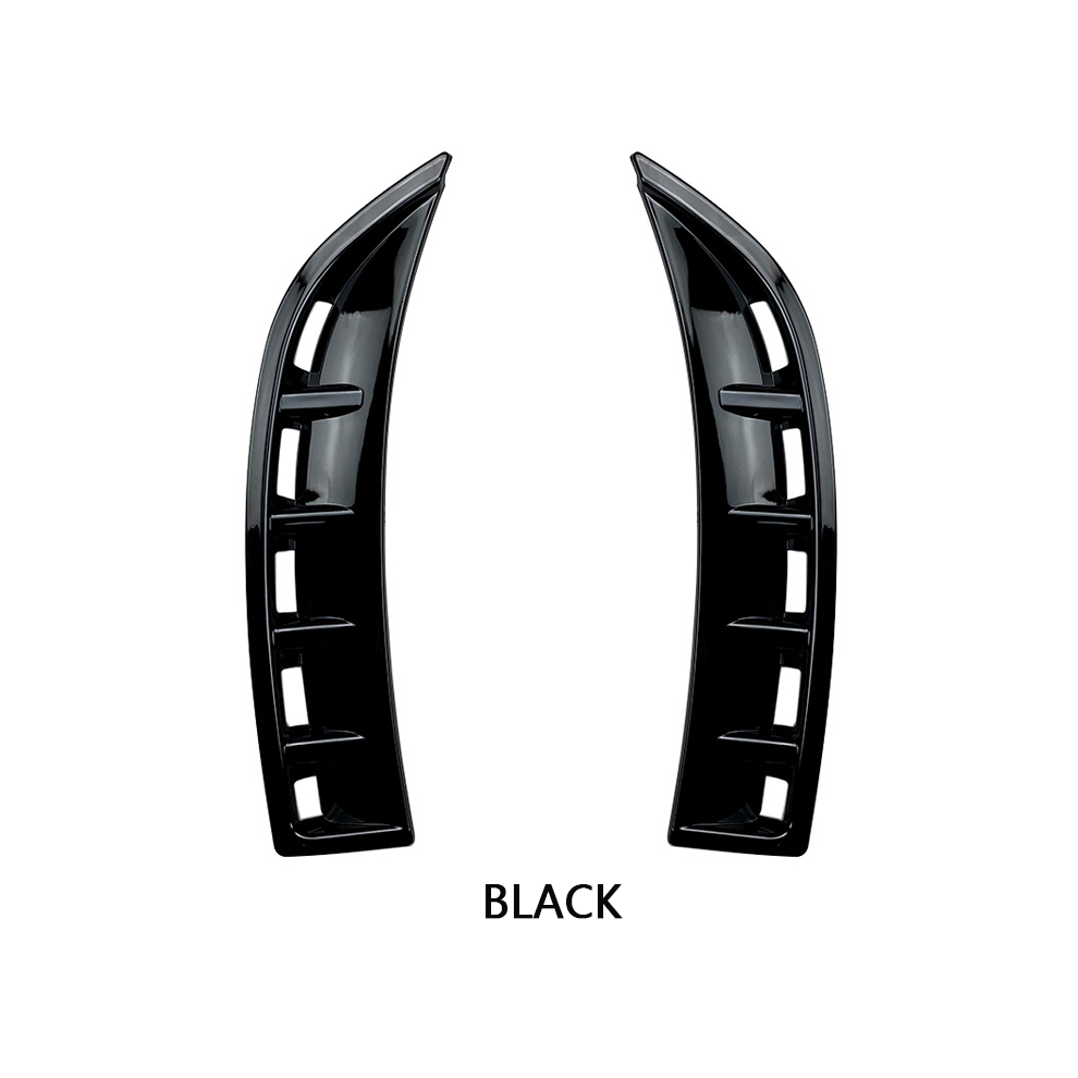 (Black) For Mercedes Benz Accessories Cla C118 Cla250 Cla35 2020+ Front Wheel Bumper Canard Side Vent Hood Fender Cover Black 9160443687457