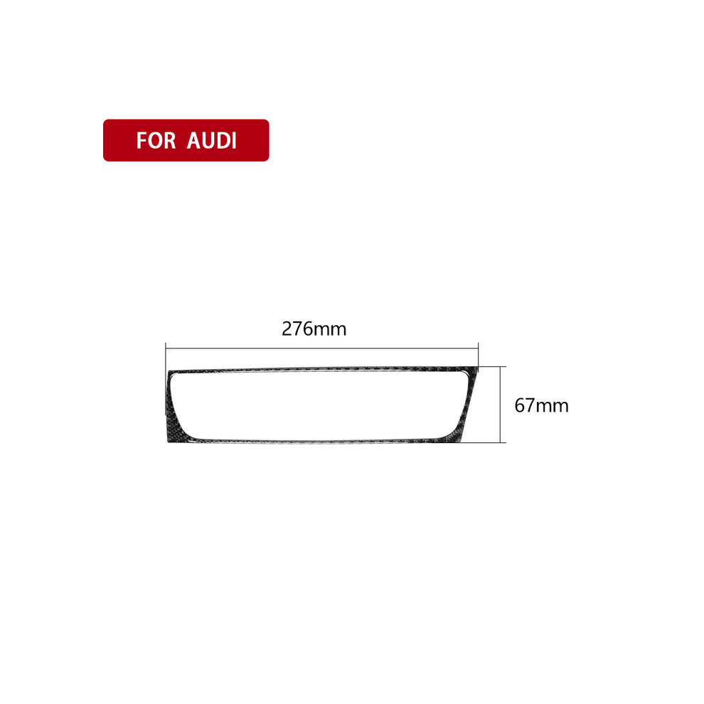 (Right-hand drive A) For Audi A4L A4 B8 2009-2016 Q5 A5 Accessories Carbon Fiber Modified Interior Car Central Air Outlet Set Trim Sticker-image-OPC-PGD72DZ-NEW