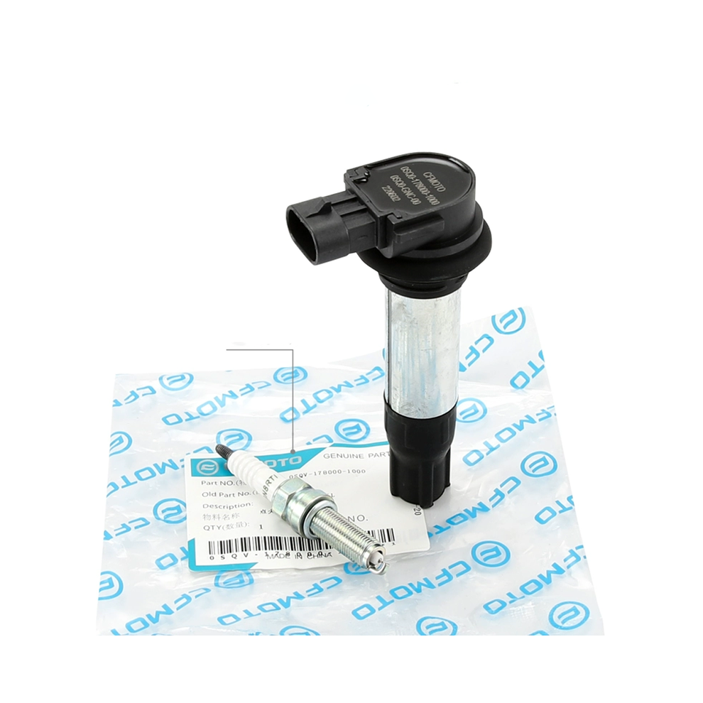 (1 Set) For Cfmoto 450Sr 450Srs 450Nk 450Clc 450Mt Original Accessories Motorcycle Spark Plug Ignition Coil Black 9160443685699