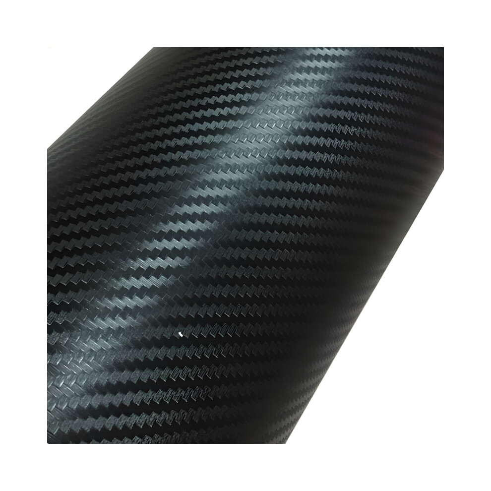 (, 20X152cm) Car 3D Carbon Fiber Film Car Self-Adhesive Waterproof Protection Sticker For Auto Motorcycle Decoration Films Accessories Black 9160443702464