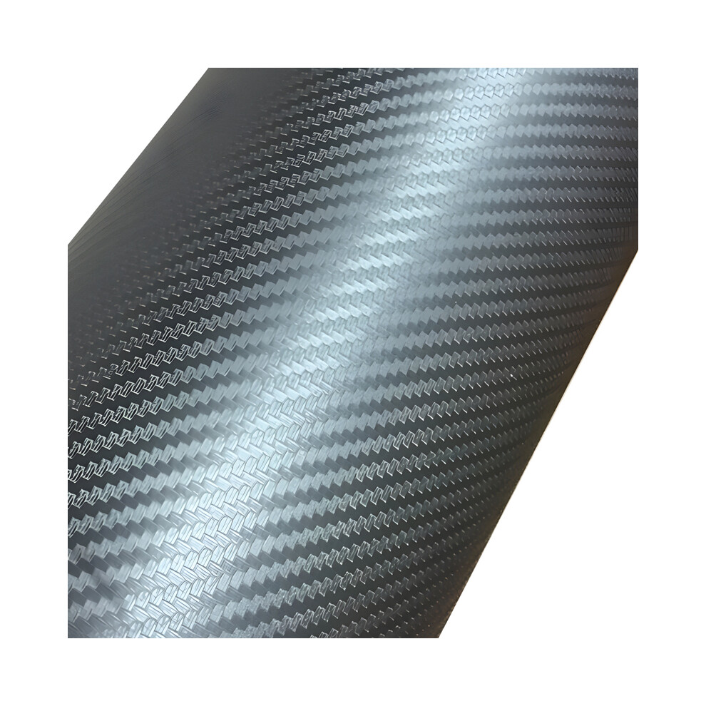 (, 50X200cm) Car 3D Carbon Fiber Film Car Self-Adhesive Waterproof Protection Sticker For Auto Motorcycle Decoration Films Accessories Gray 9160443702723