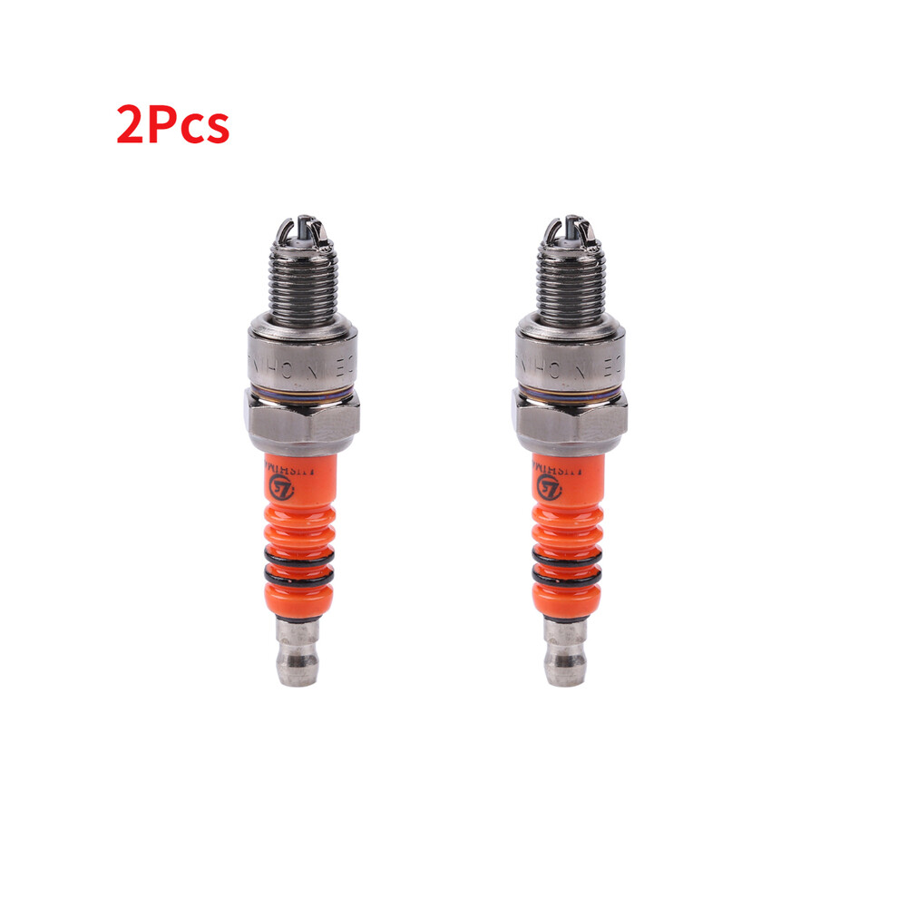 (2Pcs) High Performance 3-Electrode Ignition Motorcycle Spark Plug A7tc For Gy6 50Cc-150Cc Atv Scooter Offroad Motorcycle 9160443676949