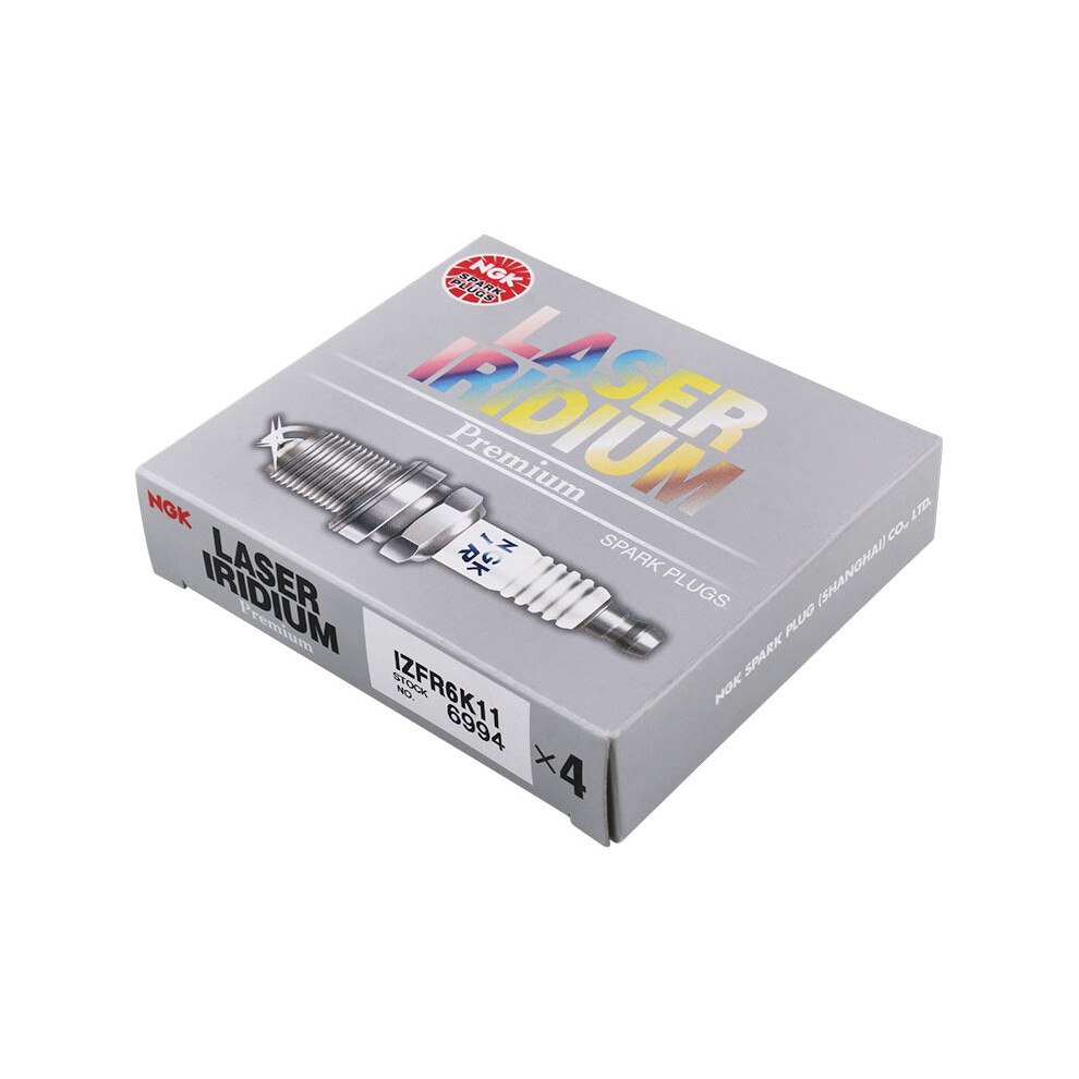 (4Pcs) 6994 Izfr6k11 Ngk Spark Plug Iridium For Honda Accord City Civic Cr-V Cr-Z Element Jazz Legend Mobilio Odyssey 1.5 9160443684982