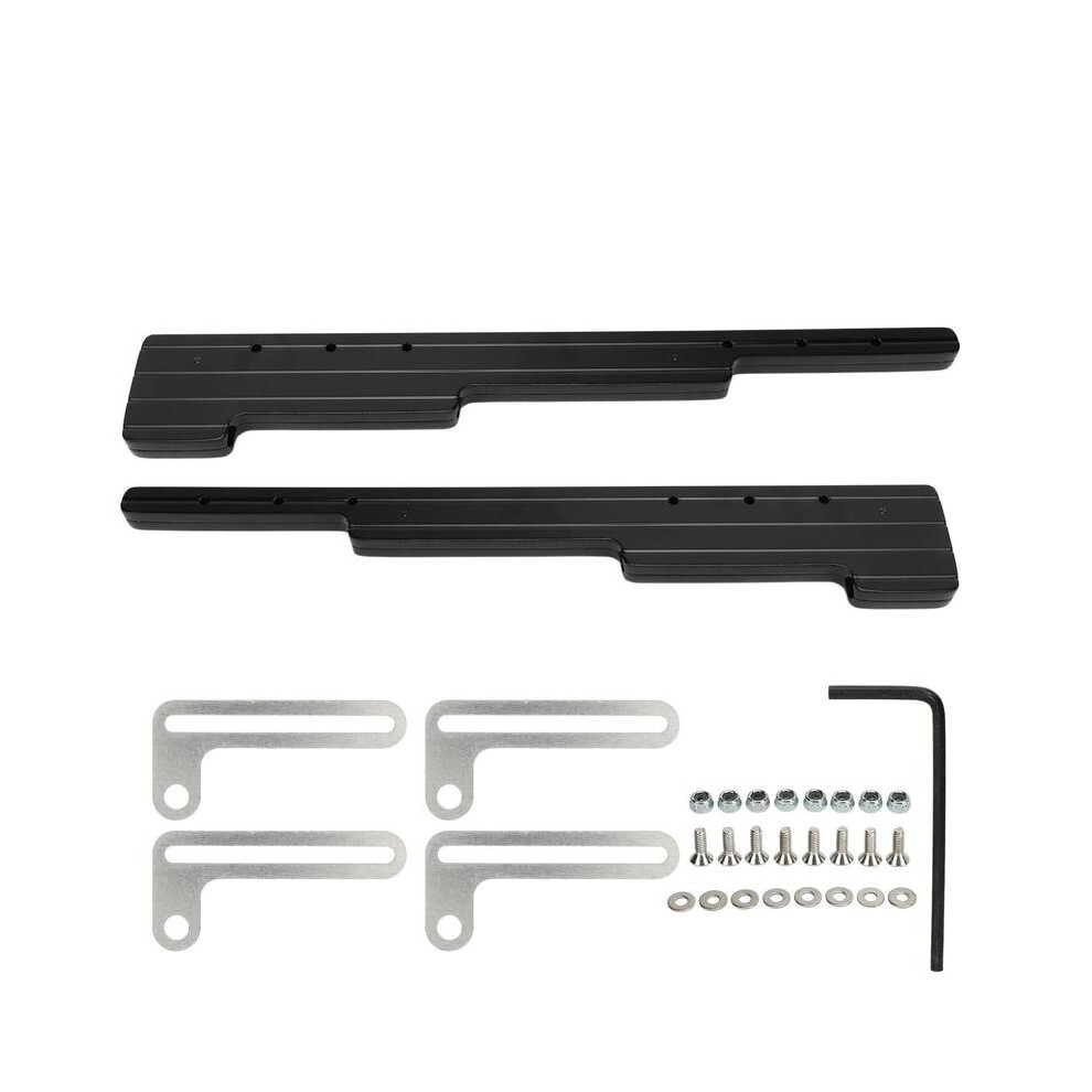 (Black) Spark Plug Wire Looms Holder Replacement For Chevy Sbc Bbc Sbf 302 350 454 V8 Engine Spark Plug Wire Looms Holder Kit Black 9160443685033