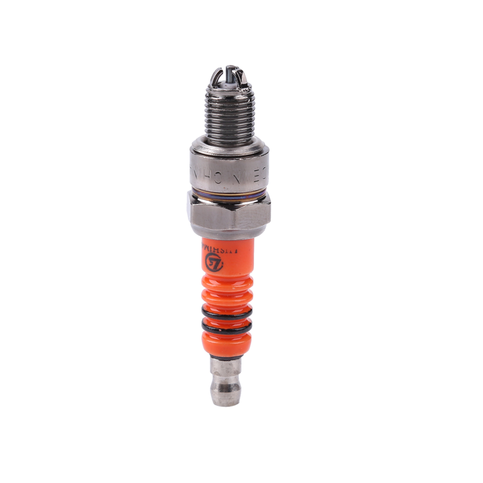 (1 Pc) Motorcycle Spark Plug Iridium Spark Candle High Performance 3 Electrode A7tc Motorcycle Ignition Accessories For 50Cc-150Cc 9160443676628