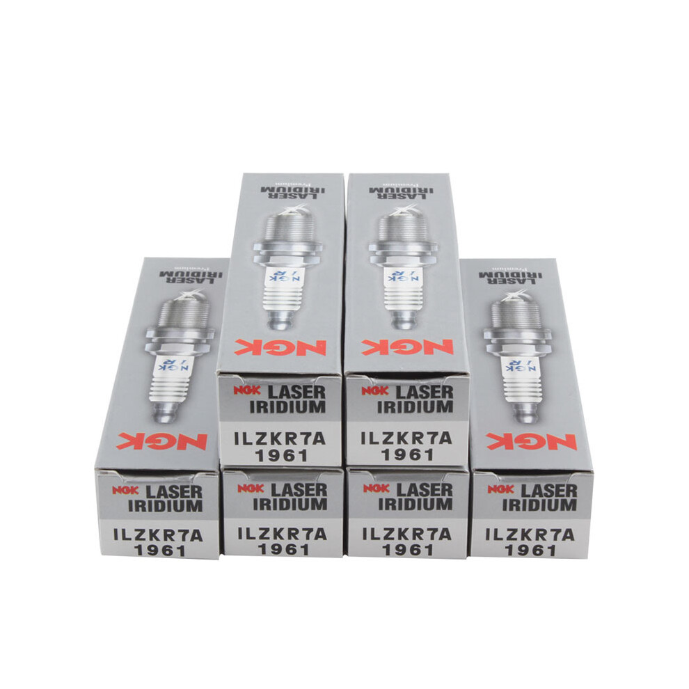 (6Pcs) Ngk Iridium Spark Plug Ilzkr7a 1961 For Audi Q7 Vw Passat Cc B6 Phaeton Touareg Eos Honda Accord Crv Dodge Journey 9160443685736