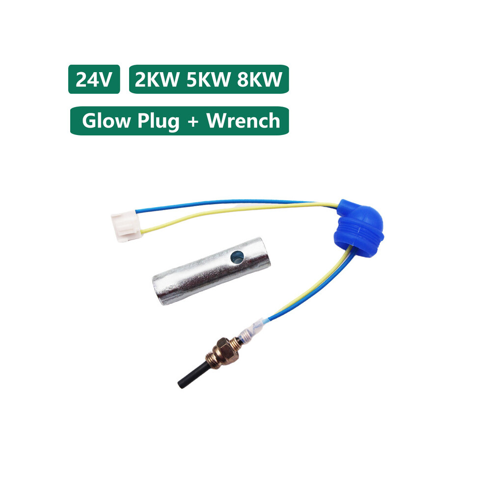 (24V Assembly) 12V/24V 2Kw 5Kw 8Kw Chinese Parking Heater Glow Plug Ceramic Pin + Wrench Directly From Factory Similar With Eberspacher 9160443678479