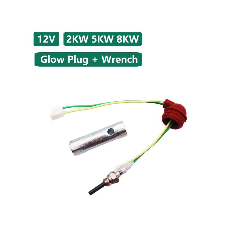(12V Assembly) 12V/24V 2Kw 5Kw 8Kw Chinese Parking Heater Glow Plug Ceramic Pin + Wrench Directly From Factory Similar With Eberspacher 9160443678486