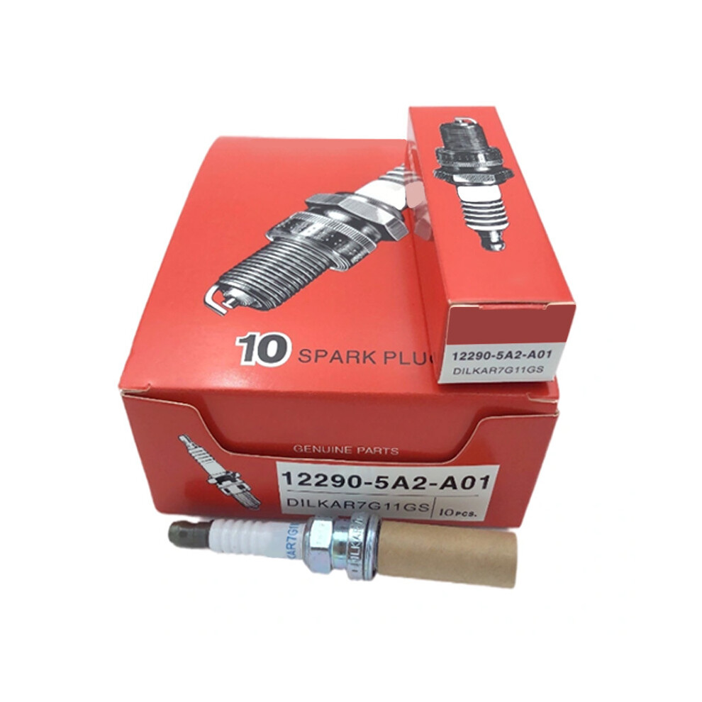 (4 Pcs) 12290-5A2-A01 Dilkar7g11gs Dual Iridium Spark Plug For Honda Accord Civic Acura Ilx Tlx 2.4L 122905A2a01 Dilkar7g-11Gs 9160443681271