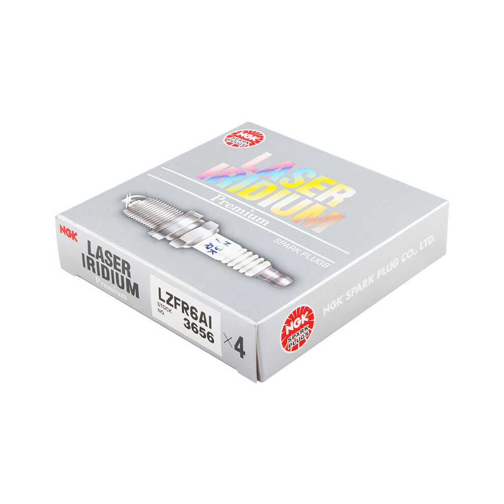 (4Pcs) 3656 Lzfr6ai Ngk Iridium Spark Plug For Citroen C1 C2 C3 C4 C5 Peugeot 107 206 307 308 407 Mitsubishi Galant Eclipse 9160443685132